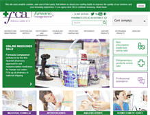 Tablet Screenshot of farmaciacampoamor.com